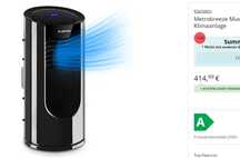 Мобильный кондиционер Klarstein Metrobreeze Miami 9000BTU , 2.6 кВт