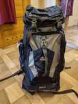 Nowy granatowy plecak turystyczny 80L