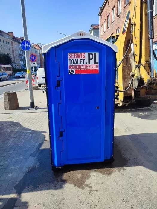 Toaleta przenośna wynajem toalety serwis toalet kabina wc na budowę