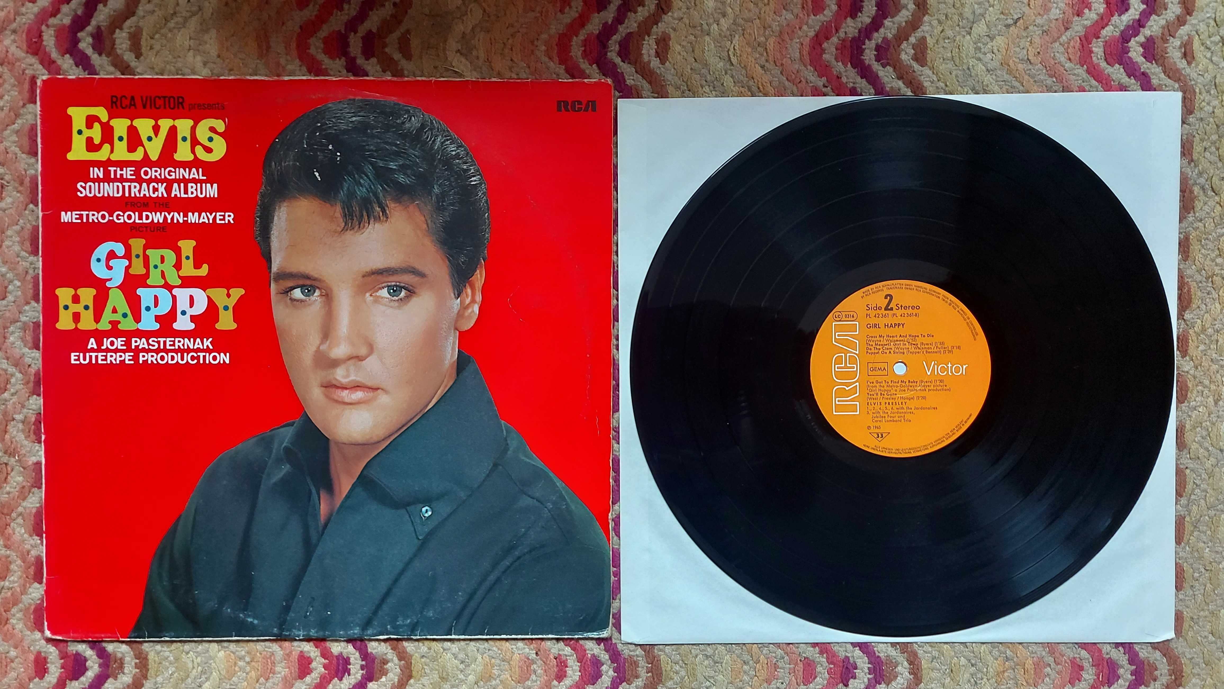 Elvis* Girl Happy  1977 Ger (VG+/VG+)