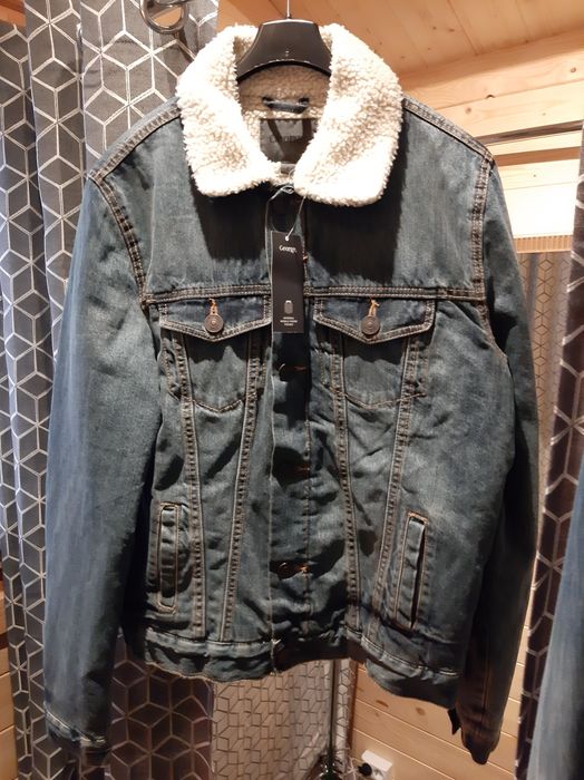 Kurtka jeansowa ocieplana