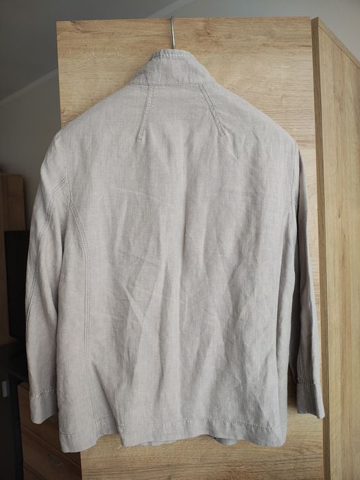 Żakiet marynarka narzutka lniana rozm. 36