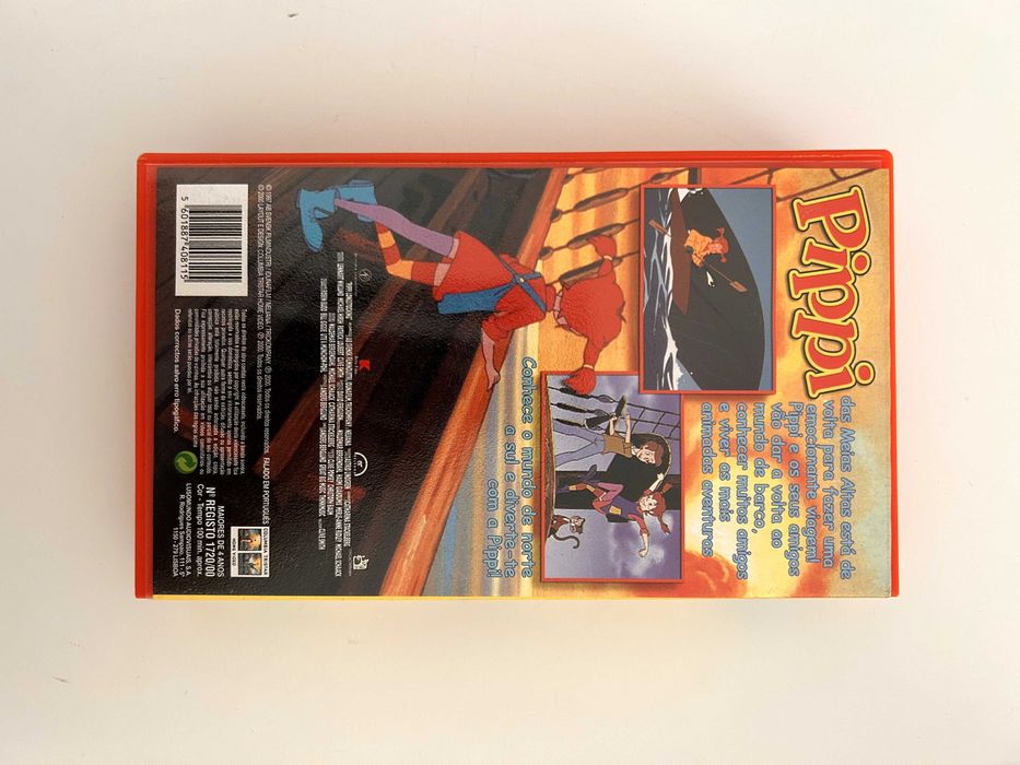 VHS Pipi das Meias Altas - Aventuras Pelo Mundo