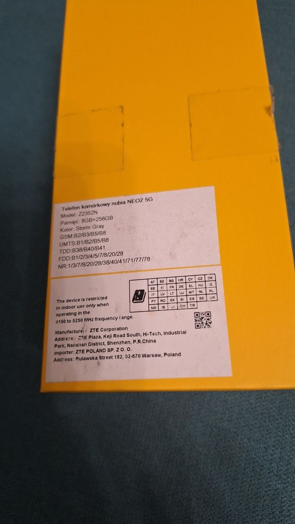 ZTE Nubia Neo 2 8GB gwarancja case