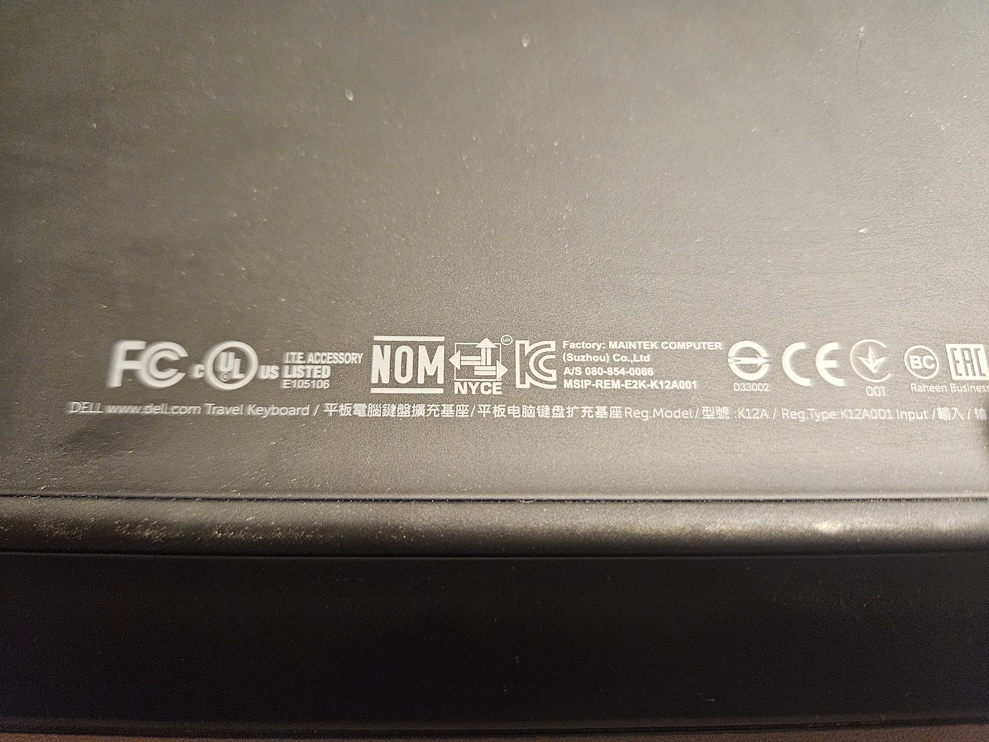Tablet/laptop Dell Venue 11 pro 7140 klawiatura