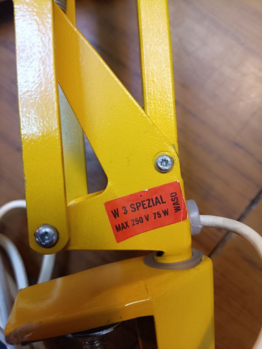 Lampa architekta z lat 70 - WASO W3 Special