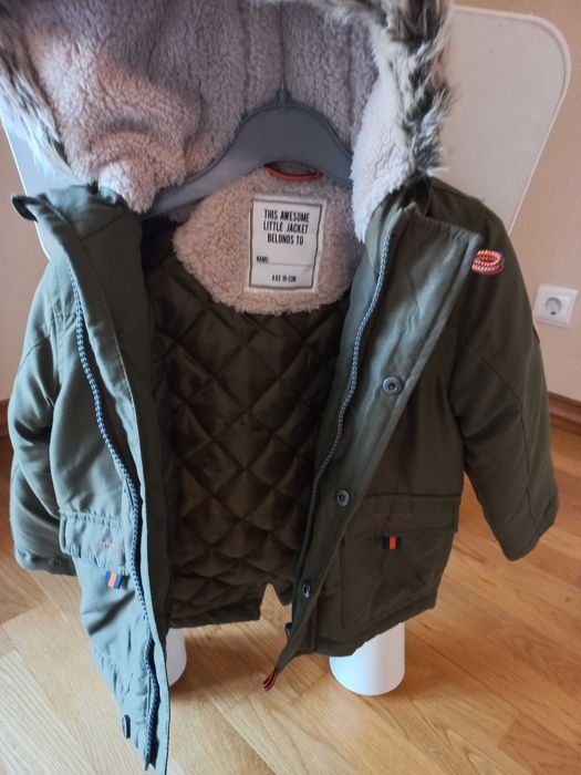 Casaco c/ capuz 24-36 meses Novo