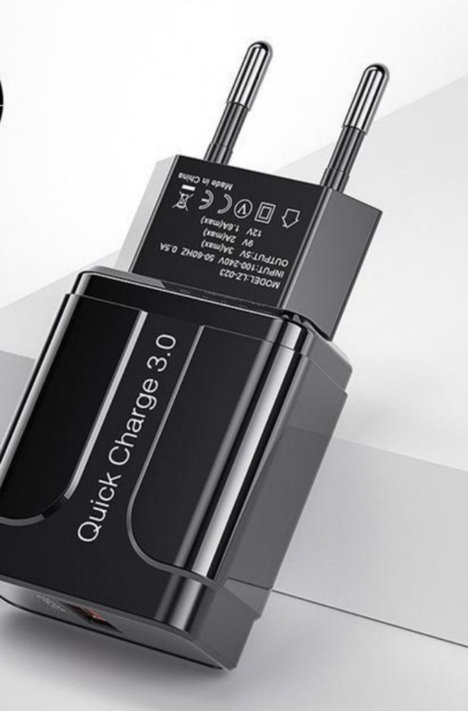 Швидка універсальна зарядка 18 W Qualcomm 3,0 ROCK ( Турція) USB
