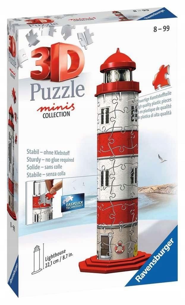 Puzzle 3d 54 Latarnia Morska, Ravensburger