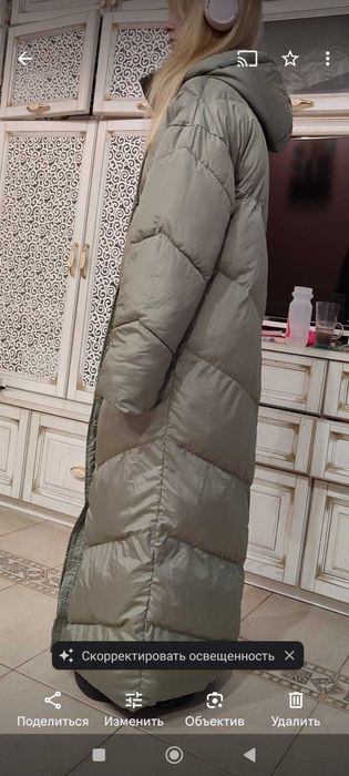 Пальто длинное женское новое хs