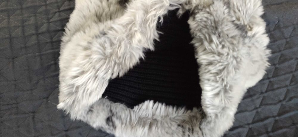 Komin szalik futro bardzo ciepły i miękki *Reserved, Mohito*