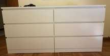MALM Cómoda c/6 gavetas