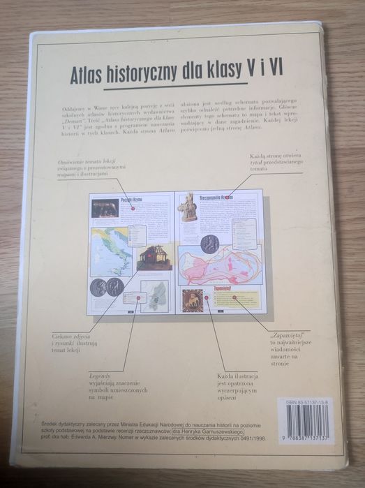 Książka Atlas historyczny dla klasy V-VI