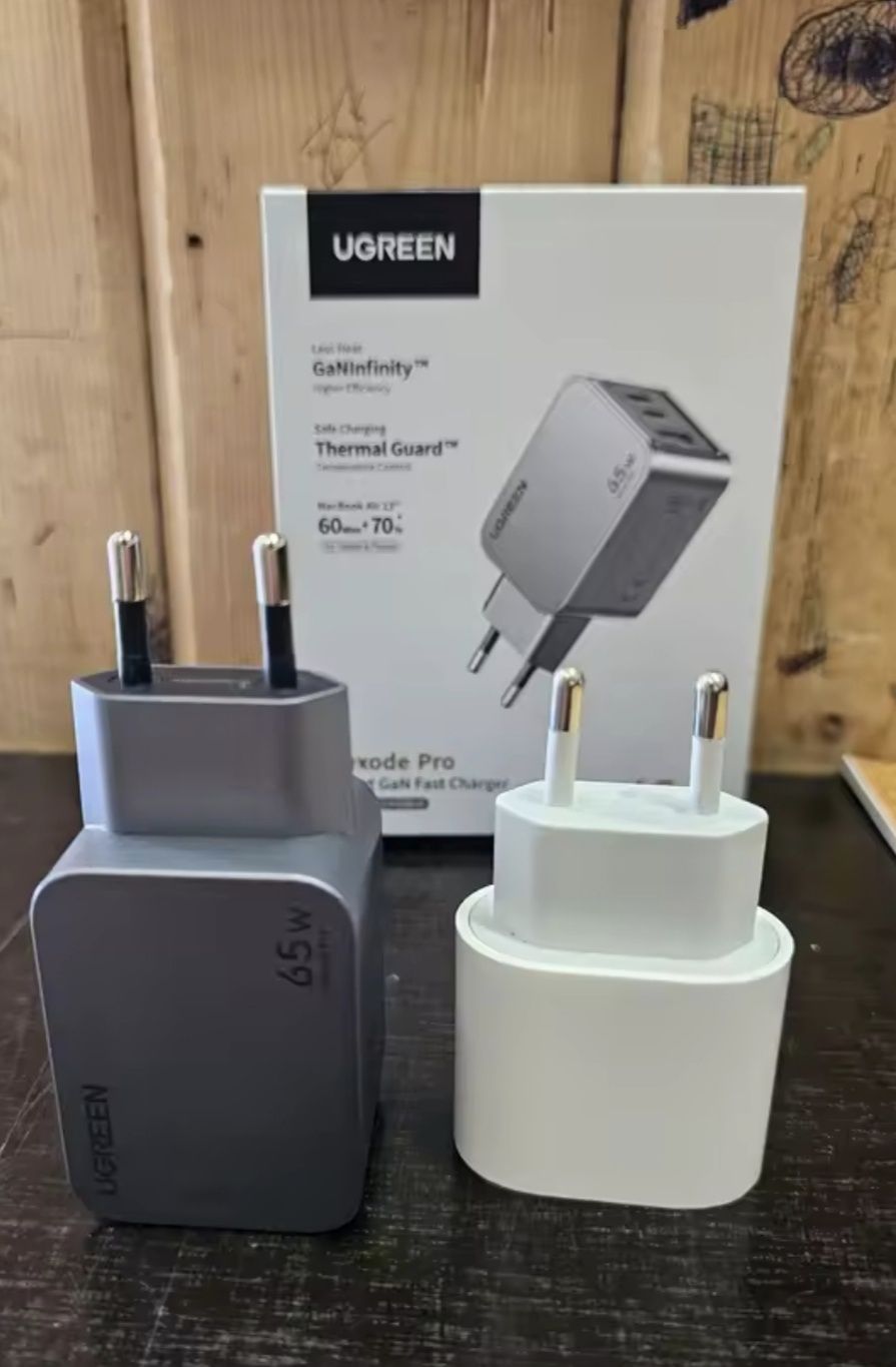 Зарядное устройство ugreen nexode pro 65w  gan x755