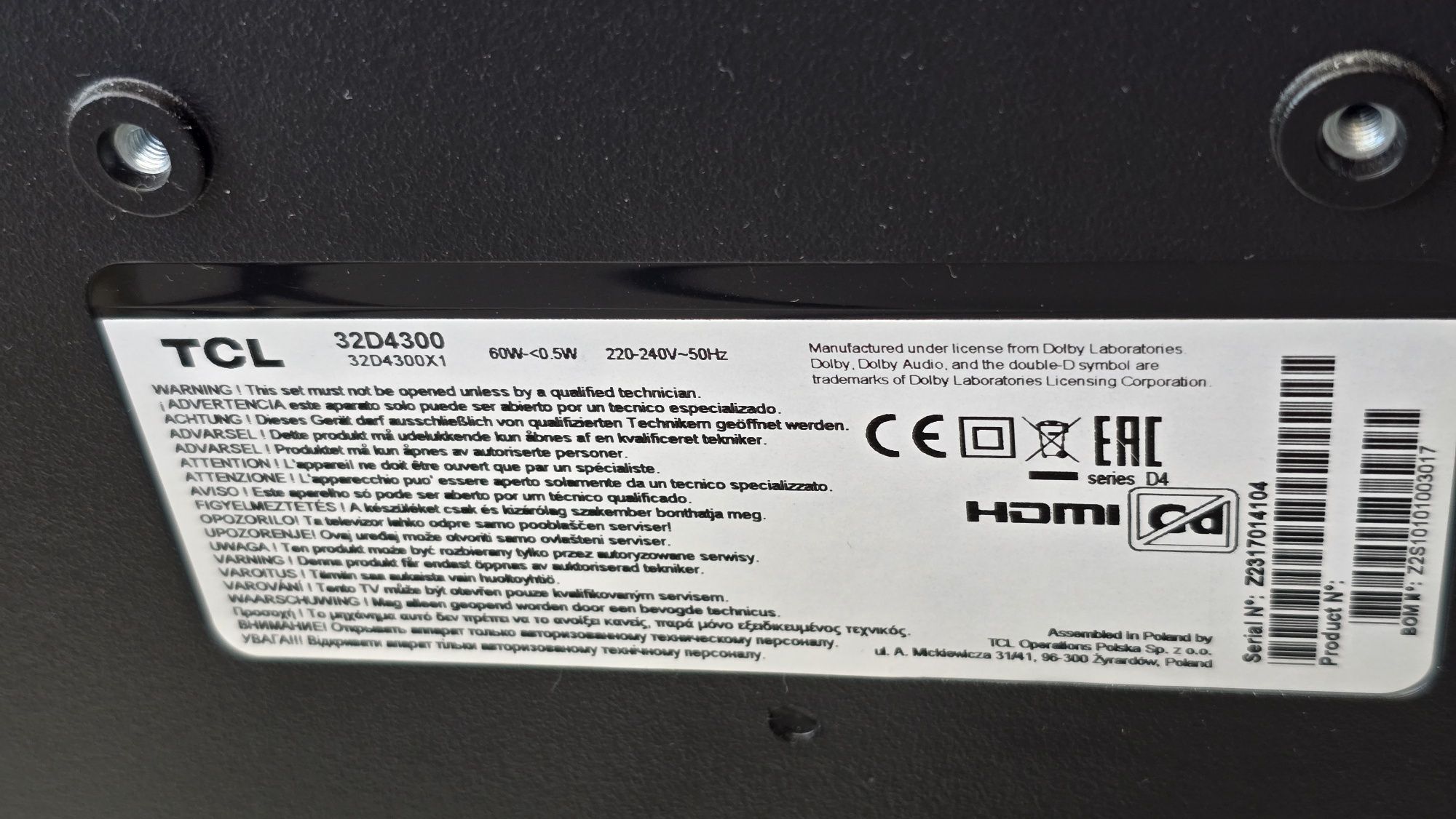 TV Led TCL32  73cm + Móvel de Oferta