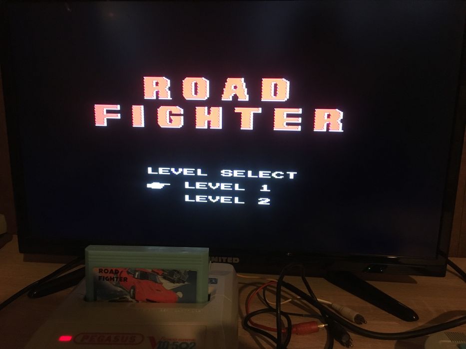 Pegasus gry Road Fighter. Oryginalna kolekcjoner