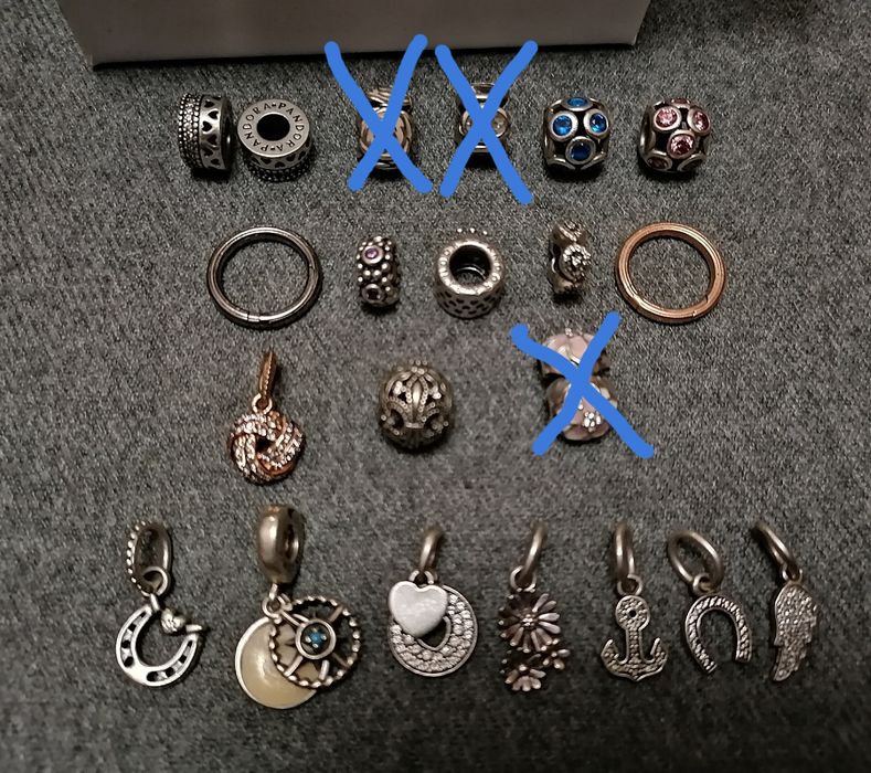 Браслет, шарми, подовжувачи Pandora