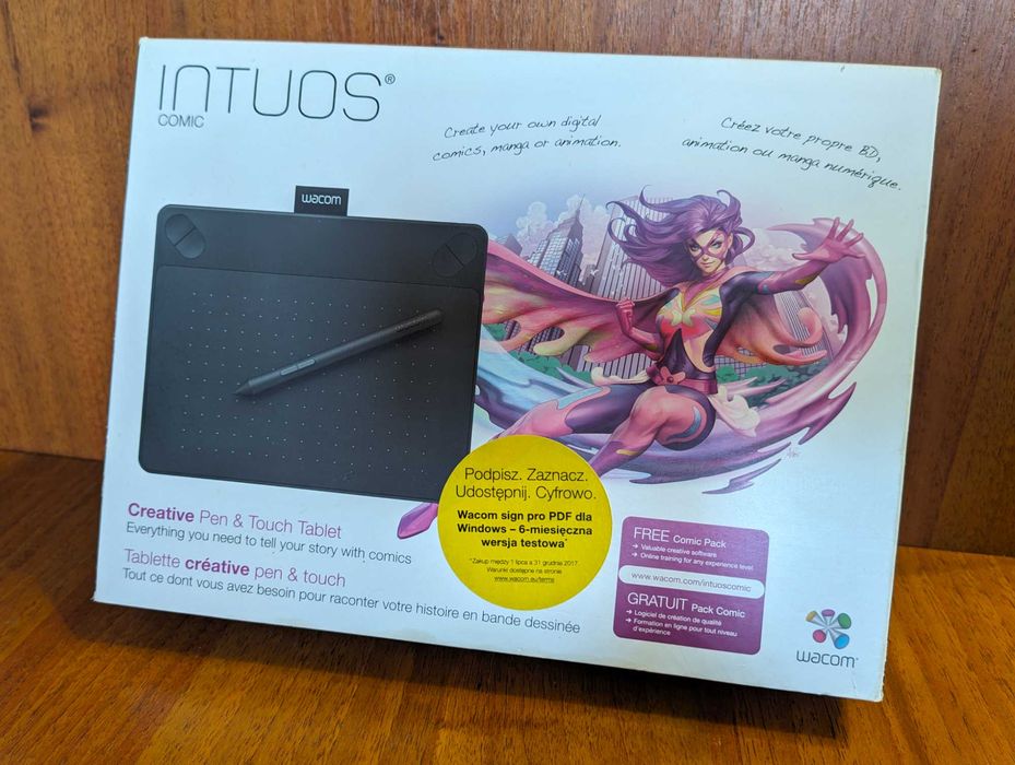 Графічний планшет Wacom Intuos Comic PT S North Black (CTH-490CK-N)