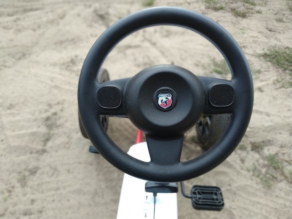 Gokart Na pedały ABARTH LICENCJA MIĘKKIE Koła EVA  Nowe !