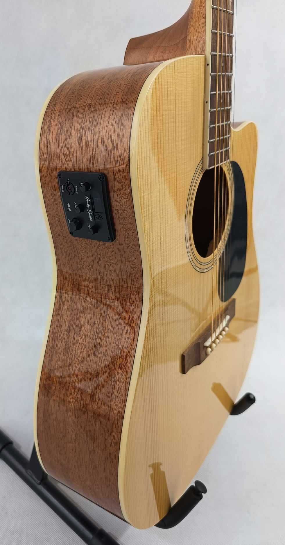 Harley Benton CLD-60SCE NT Custom Line-gitara elektro akustyczna