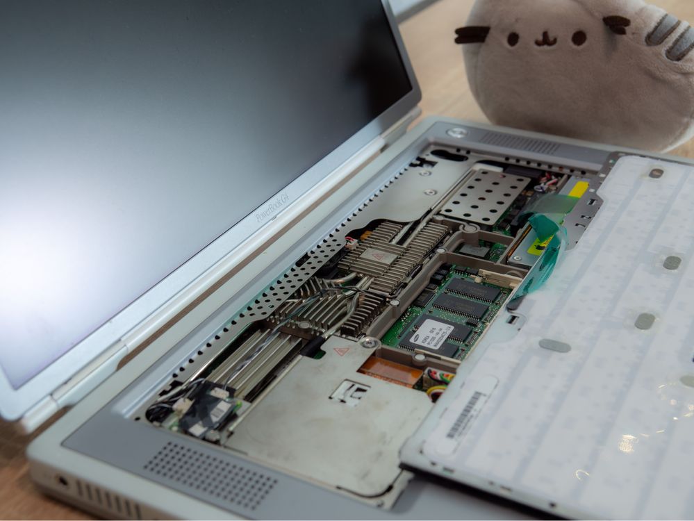 RETRO PowerBook G4 Titanium DVI 667Mhz Komplet