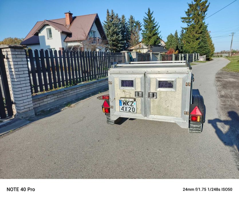 Przyczepka do przewozu psa firmy Wt-Metall