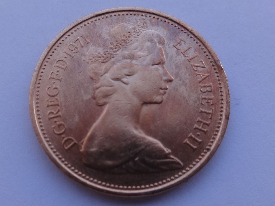 Moeda 2 New Pence 1971