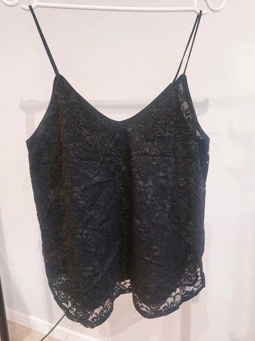 Koszulka na ramiączkach Spaghetti top koronka