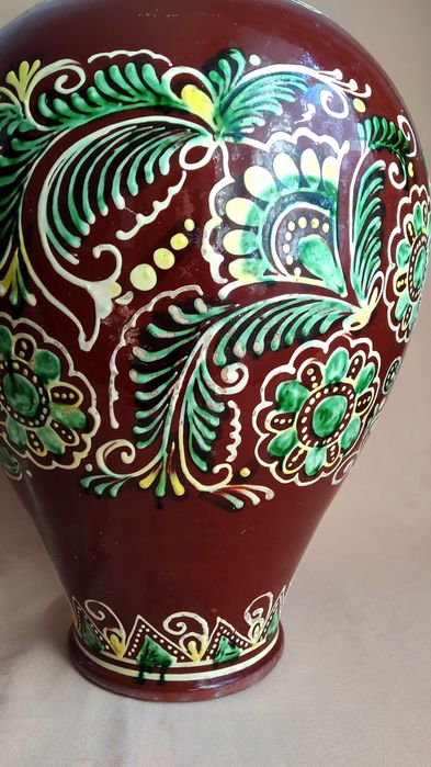 Косівська стара масивна ваза 55,5см