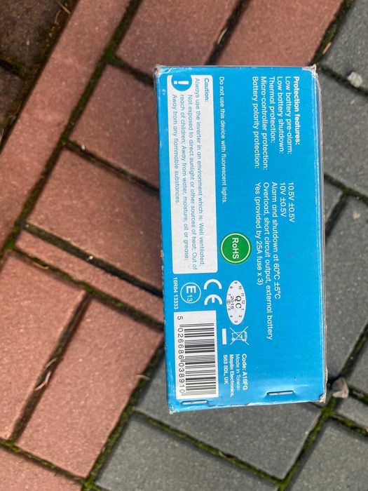 Maplin 12V Modified Sinewave 600W Power Car Inverter ! Okazja ! Nowy !