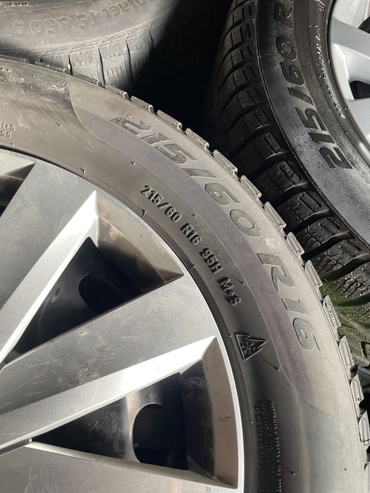 Koła Zimowe felgi opony 5x112 VW Passat 16 cali b8 2022 rok skoda