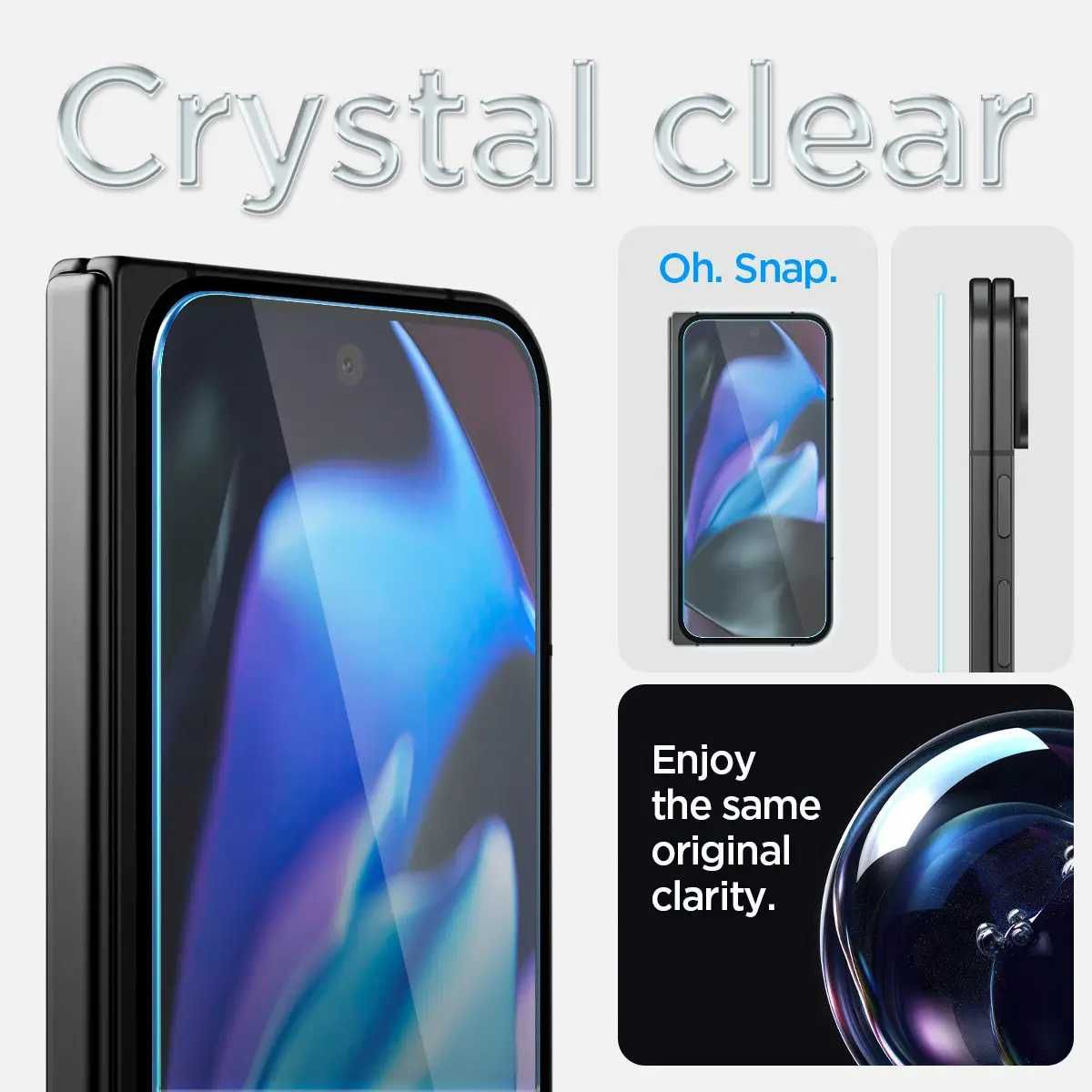 Защитное стекло Spigen Glas.tR EZ FIT 2-Pack  Google Pixel 9 Pro Fold