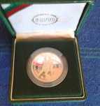 Moeda Prata Mundial Futebol Mexico 1986. Silver Proof coin