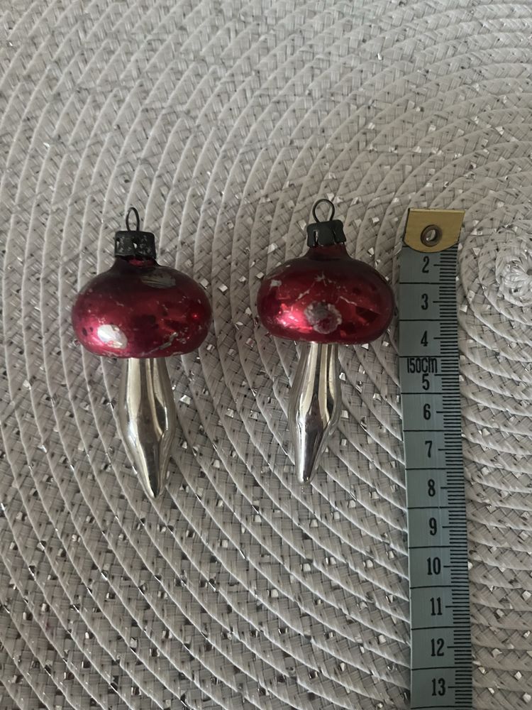 Bombki prl stare grzybki