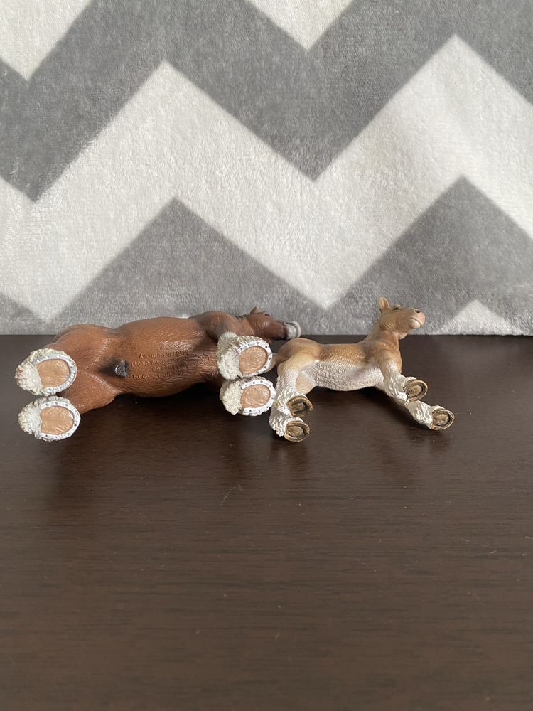 Schleich wycofane ogier źrebak clydesdale