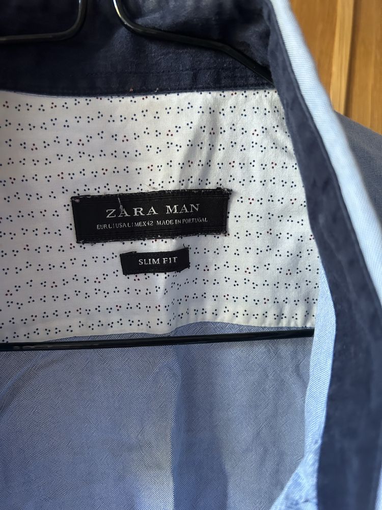 Camisa de homem azul