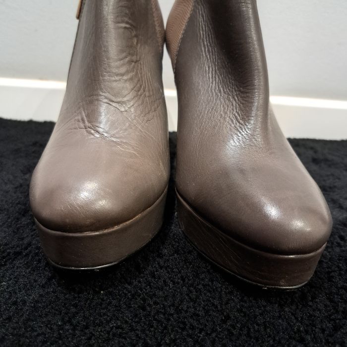 Botki Tommy Hilfiger, 38, buty za kostkę, buty na obcasie, 100% Skóra,
