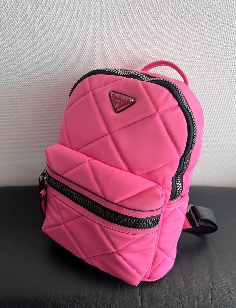 Damskie plecak Prada pink