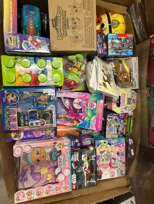 Karton Mix Box Zabawek 100PLN NOWE Lego Hot Wheels Barbie Wysyłka OLX