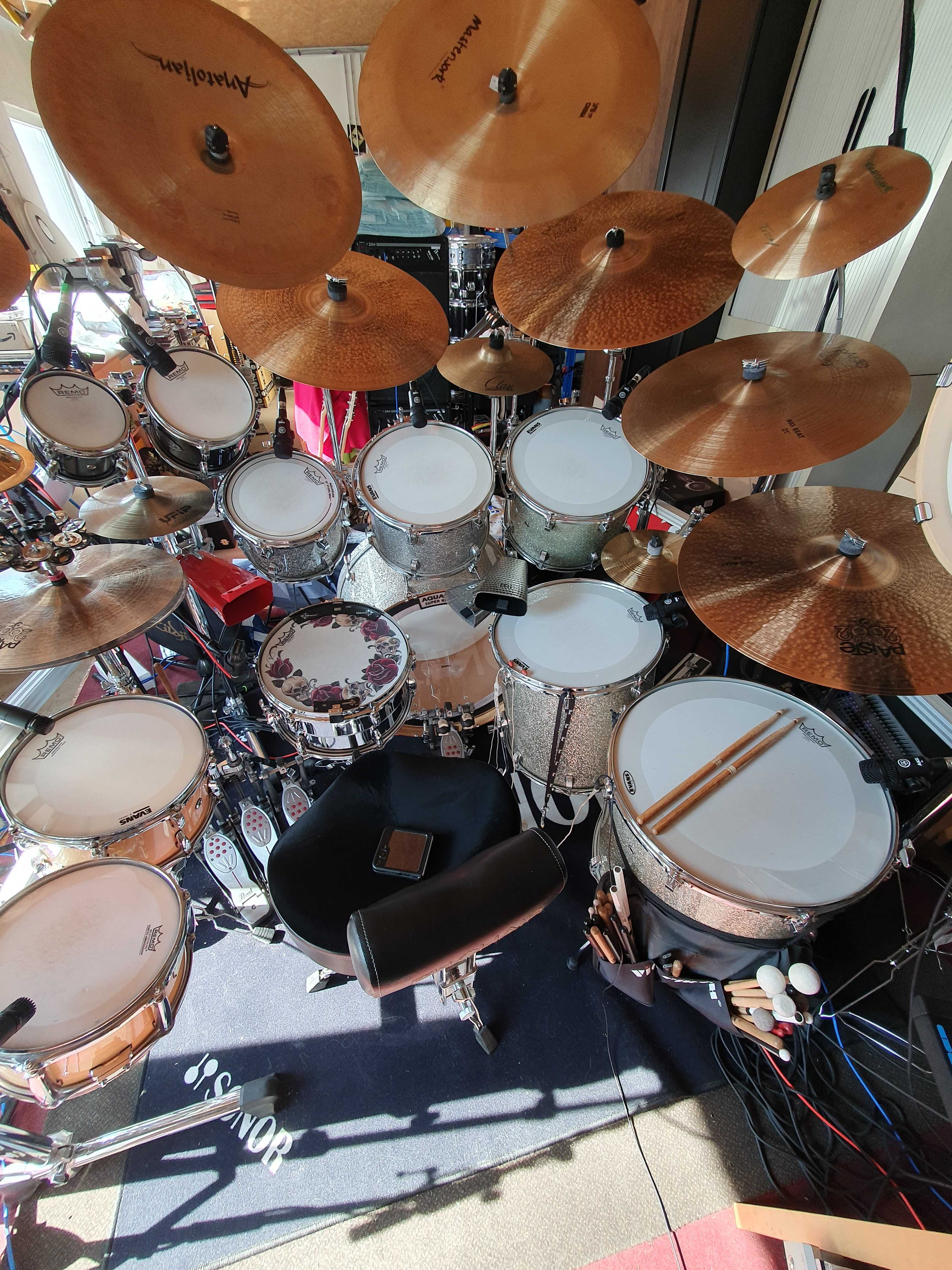 Perkusja Ludwig Centennial Zep Shell Set (Bonham) Maple Silver Sparkl