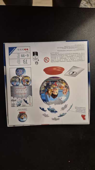 Puzzle 3D kula Psi Patrol nowy zestaw