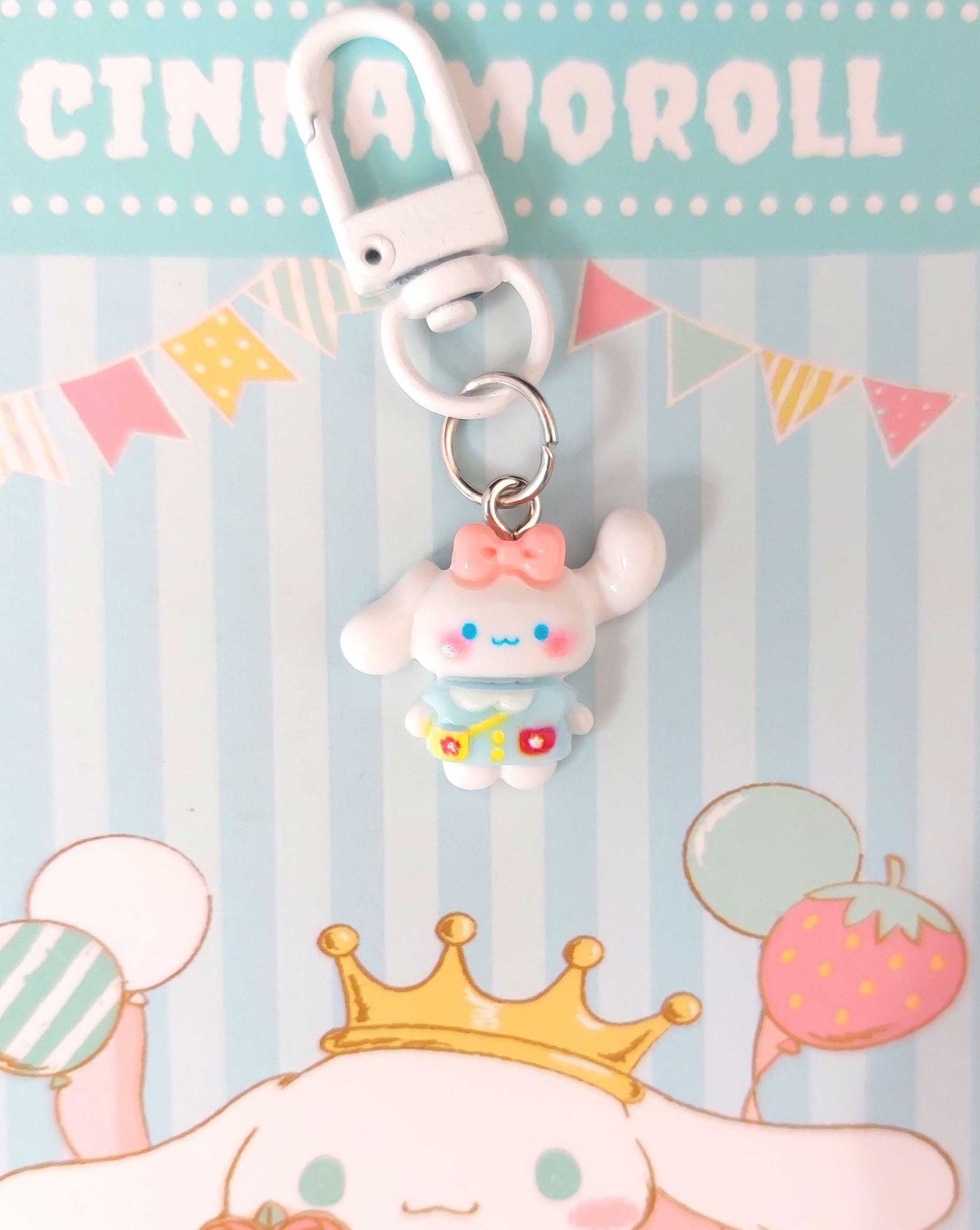 Piękny brelok figurka Cinnamoroll Sanrio Kawaii Hello Kitty
