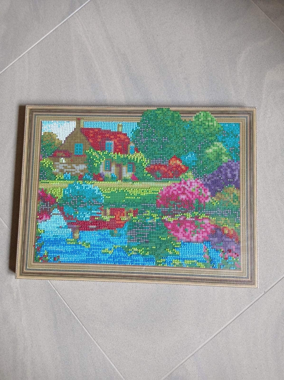 Obrazek domek na wsi 30x40 cm