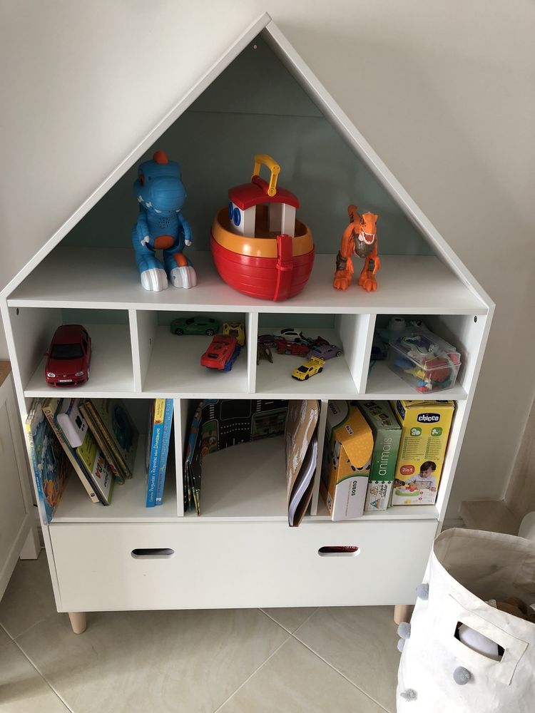 Casa para guardar brinquedos