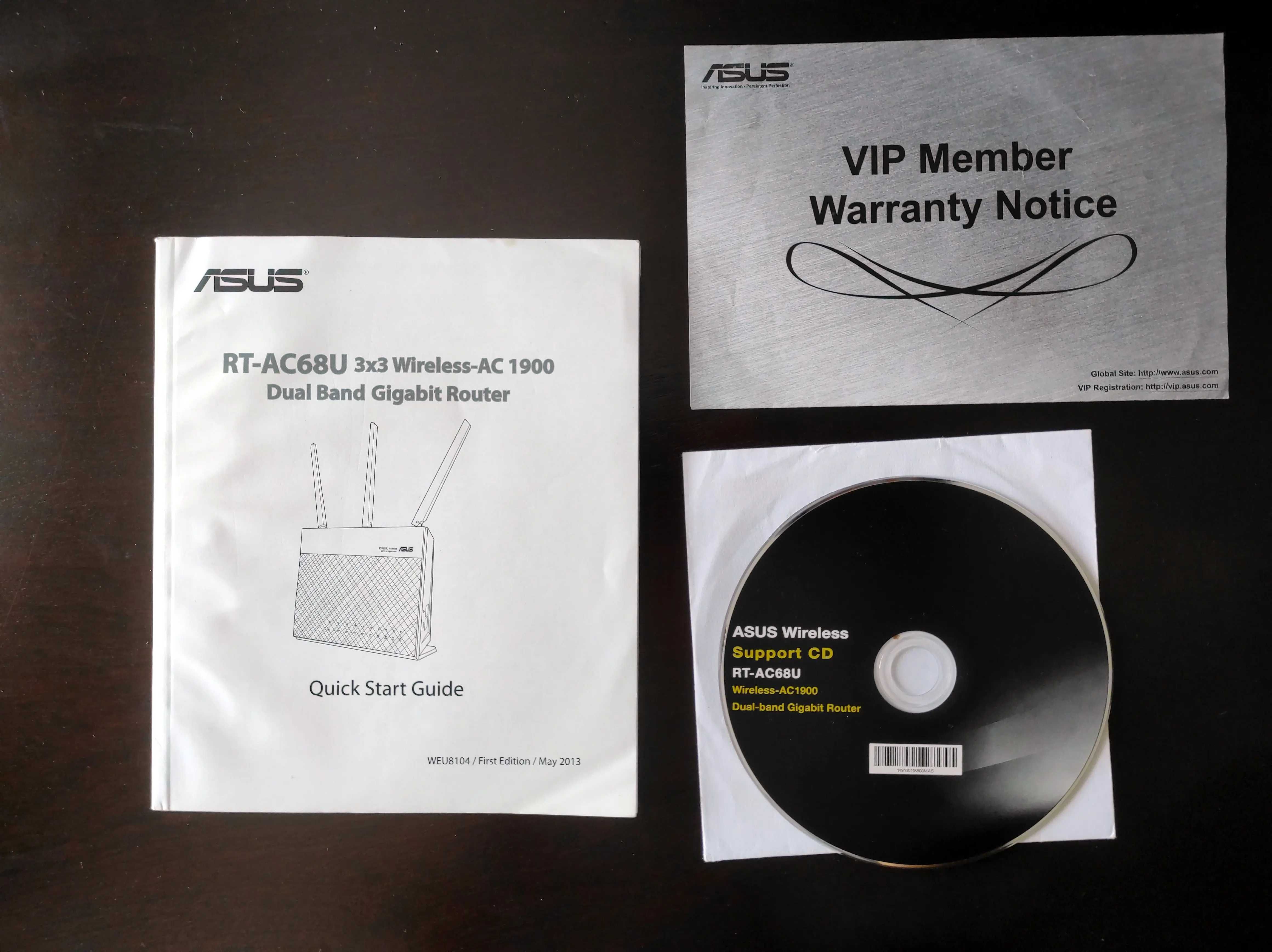 Router ASUS RT-AC68U - Impecável. Firmware de 2025/Ago/19