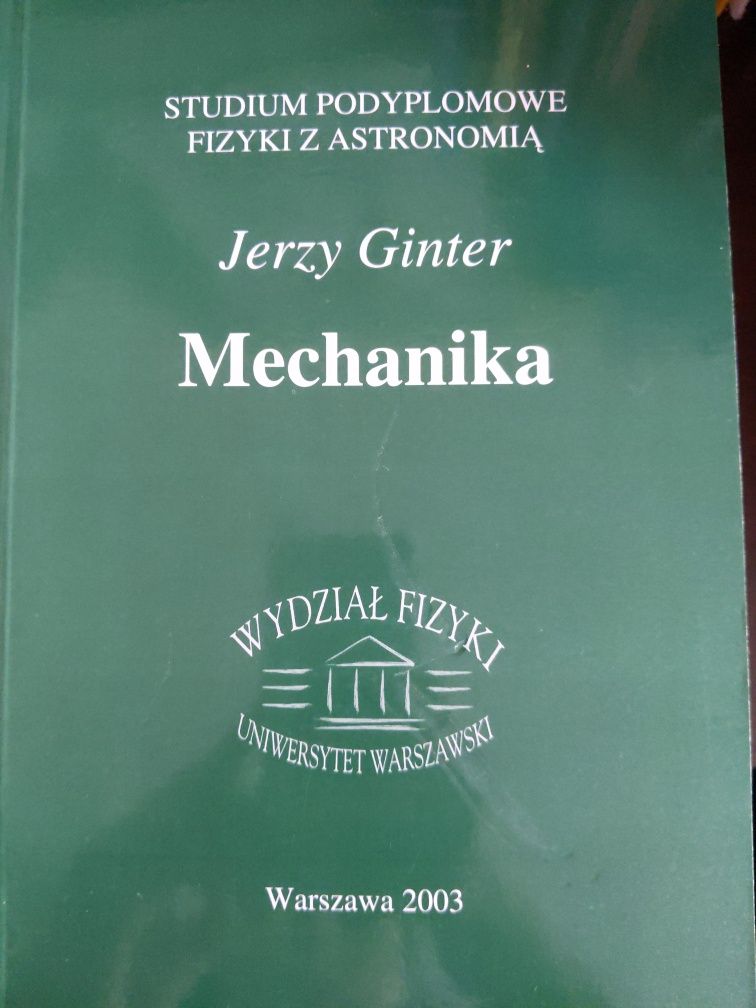 Jerzy Ginter Mechanika
