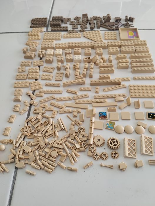 LEGO peças original cor beige