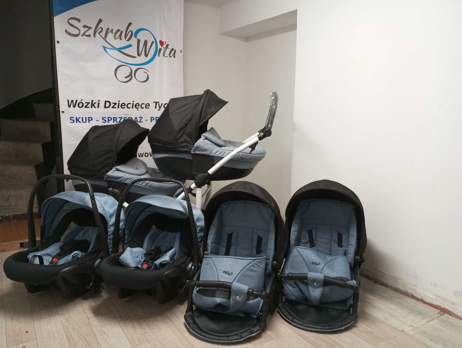 szkrabwita.pl Bliźniaczy Bebetto 42 2w1 możliwy 3w1 lub 4w1 GWARANCJA