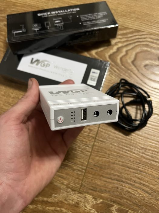 Міні упс для роутера безперепійник для інтернету дбж для роутера