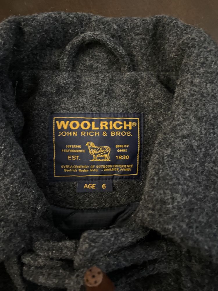 Пальто woolrich 6 років шерсть